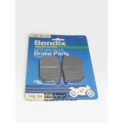 Plaquettes de frein arrière moto Bendix MR19 métal fritté haute performance