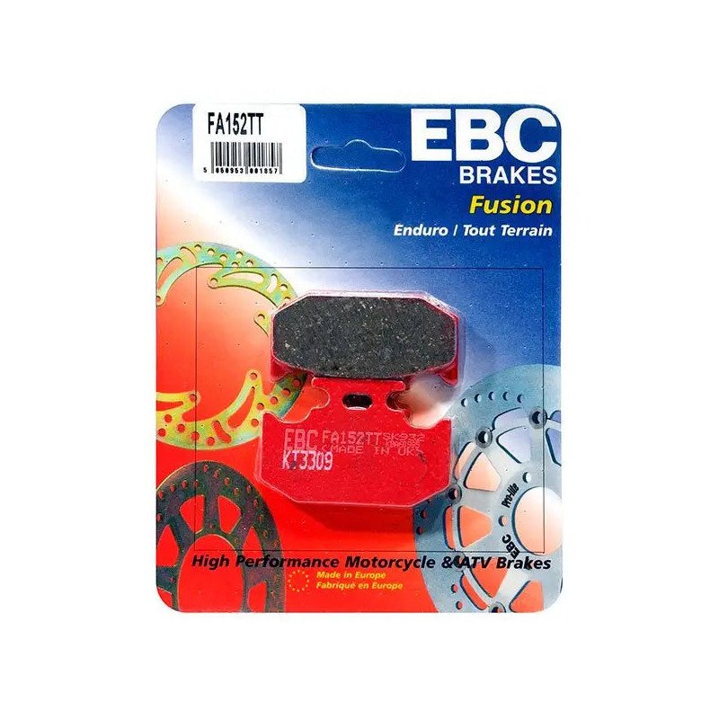 EBCFA152TT organic off-road brake pads – Ref. FA152TT