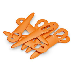 Set of 8 PolyCut 2-2 / 3-2 knivesSTIHL, 4008-007-1000 orange