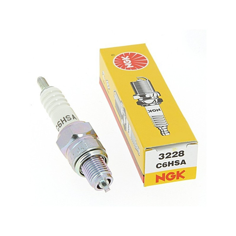 Bujía de encendido NGK C6HSA original para motores de 4 tiempos