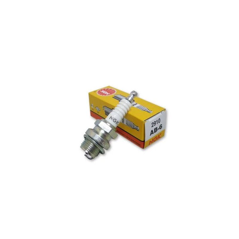 Bujía de encendidoNGKAB6 AB-6 motocultor cortacésped desbrozadora