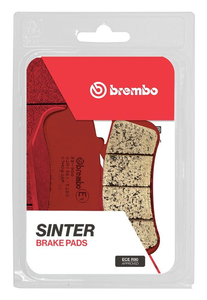 Plaquettes de frein arrière moto Brembo 07HO43SP – Métal fritté – Honda