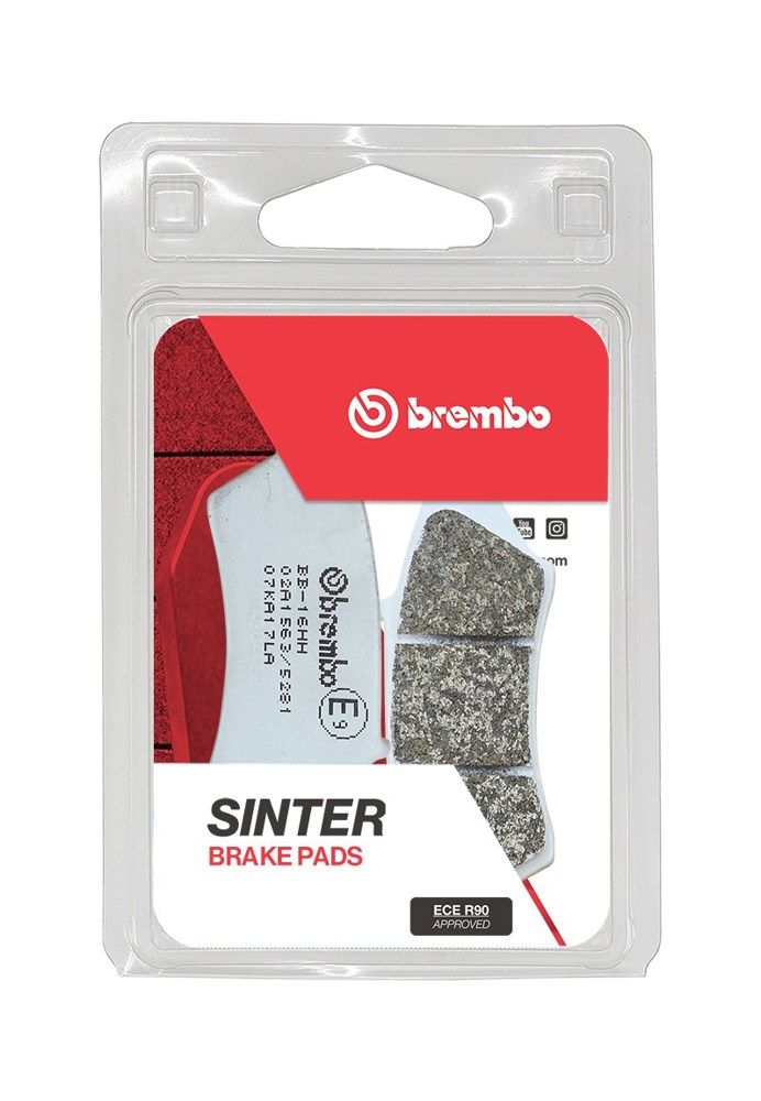 Plaquettes de frein avant moto Brembo 07KA17LA – Métal fritté – Route