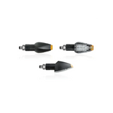 Clignotants LED CHAFT MANGA universels homologués CE noir transparent IN646