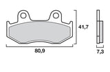 Plaquettes de frein Brembo 07HO15SD Off-Road métal fritté