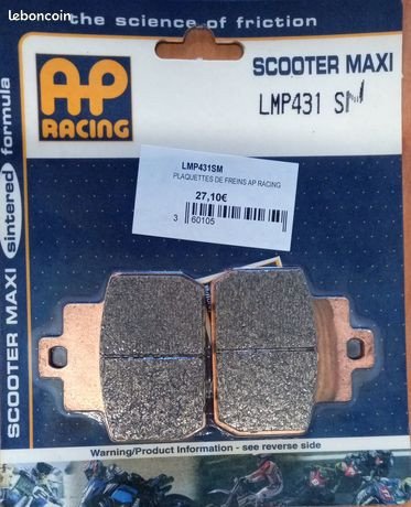 Plaquettes de frein arrière AP Racing LMP431 ST