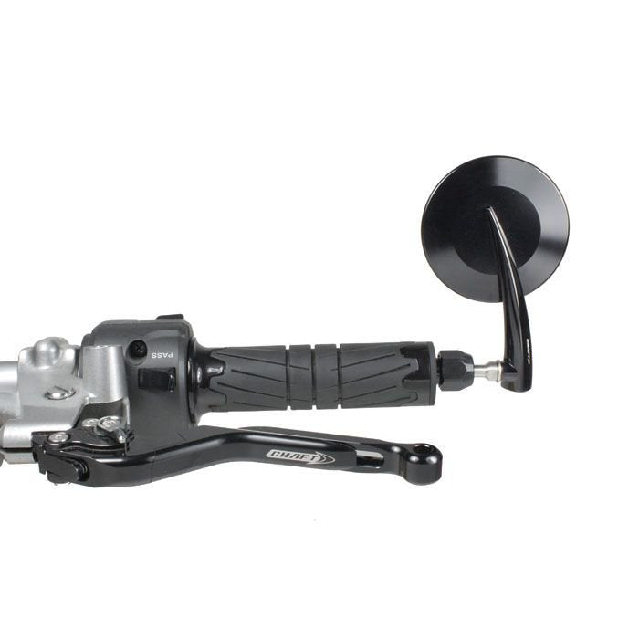 Rétroviseur Moto CHAFT Trendy Handle Gauche Bout de Guidon Noir Mat – Réf. IN407