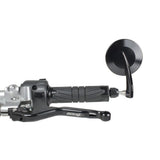 Rétroviseur Moto CHAFT Trendy Handle Gauche Bout de Guidon Noir Mat – Réf. IN407