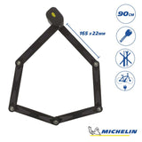 Antivol pliable vélo MICHELIN 801109 ART2 90cm