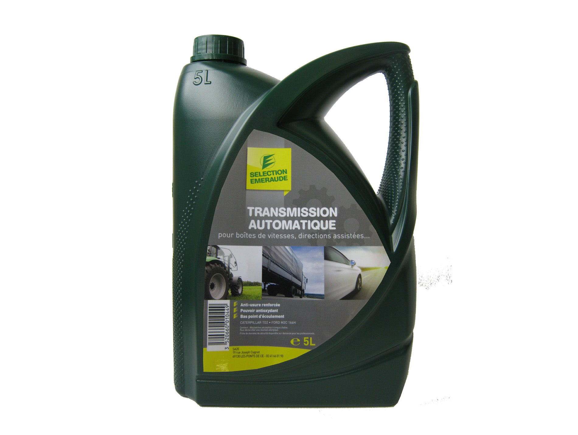 Huile transmission automatique Selection Émeraude Trans Auto III G – 5L – Neuve