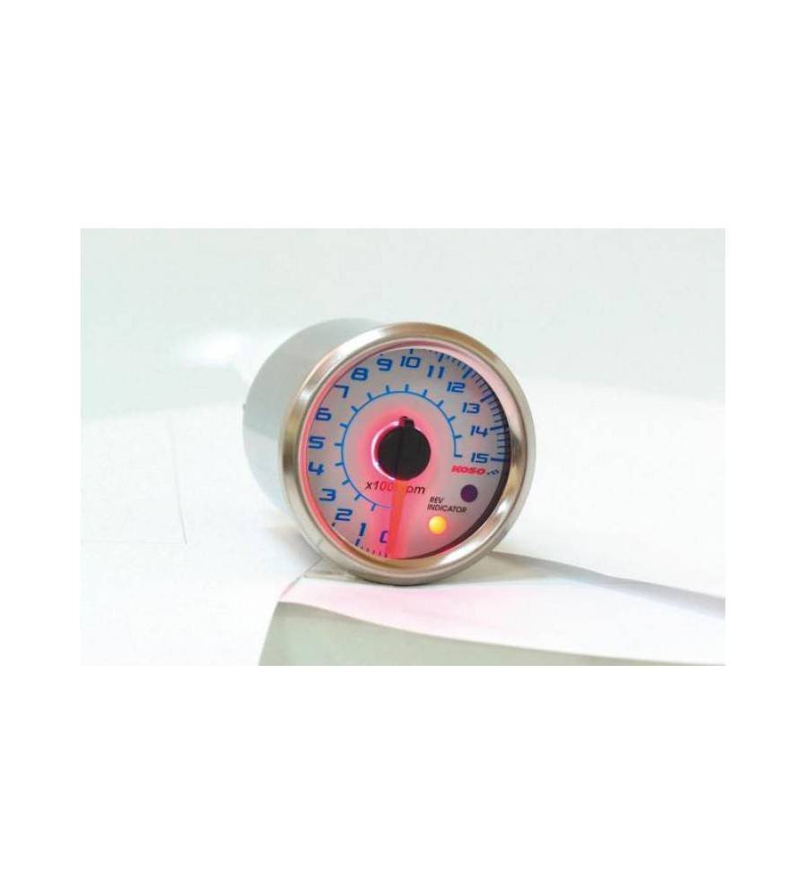 Compte-Tours BA481B16 KOSO D48 GP 15000 RPM Chrome