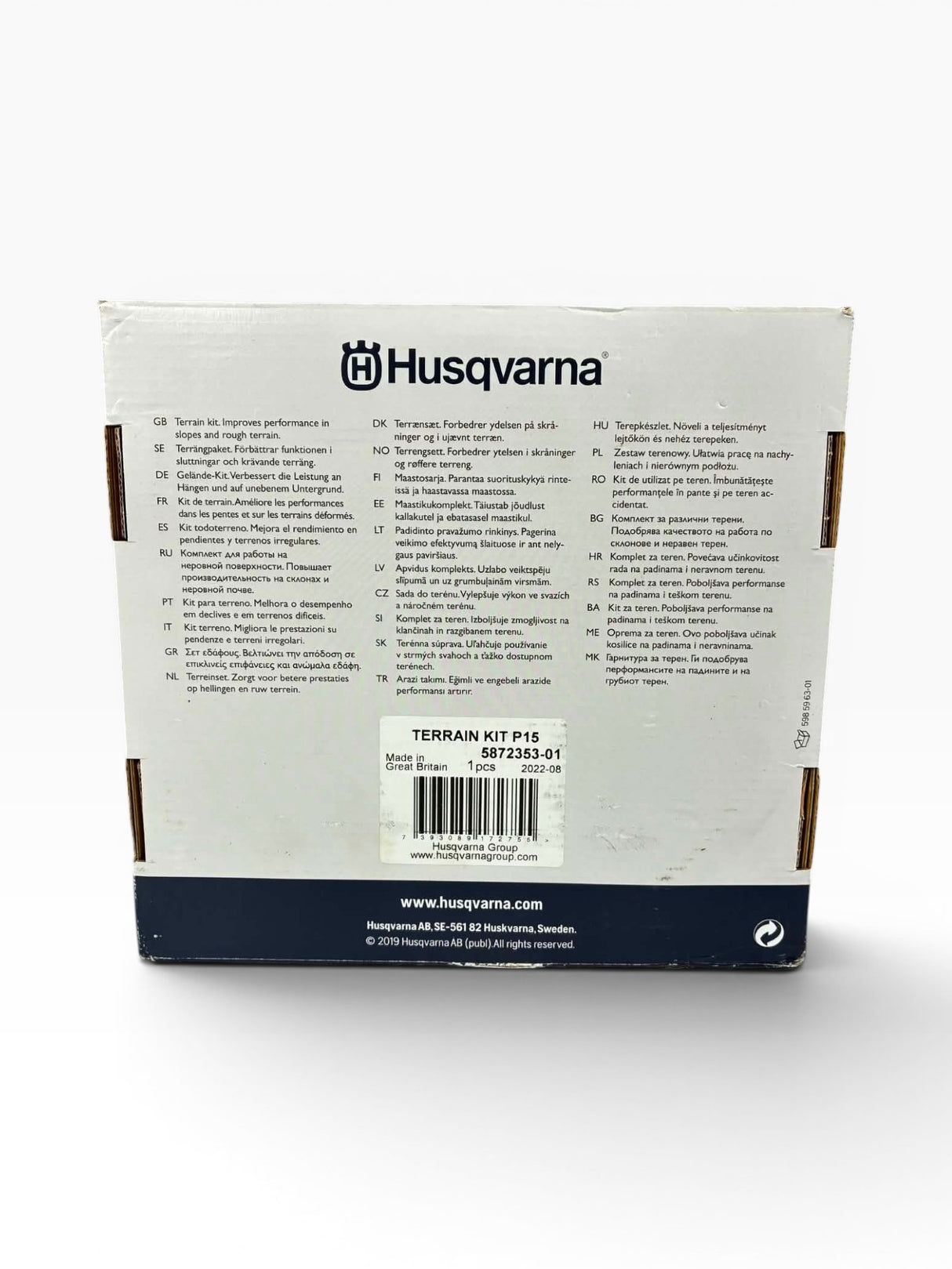 Pack roues arrière Husqvarna Automower® pour terrain pentu - Pièce d'origine Réf. 587 23 53-01