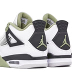 Air Jordan 4 Retro WMNS AQ9129-103 White Oil Green 42