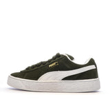 Puma Suede XL 395205-13 Dunkeloliv Weiß 41 