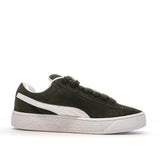 Puma Suede XL 395205-13 Dunkeloliv Weiß 41 