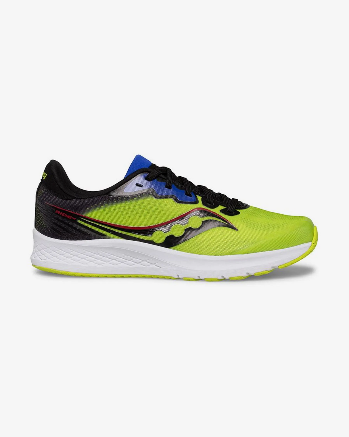 Chaussures Running Saucony Ride 14 JR Garçon – Pointure 33 – Coloris Acid Lime – Neuf