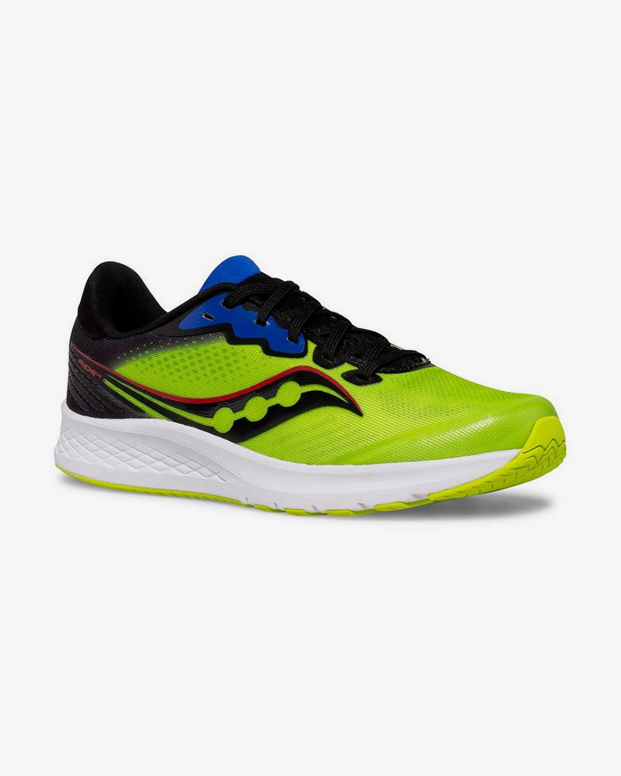Chaussures Running Saucony Ride 14 JR Garçon – Pointure 33 – Coloris Acid Lime – Neuf