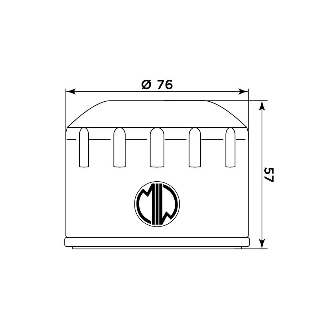 Filtre à huile Meiwa 268165 BMW F 800 R / S / ST – Neuf