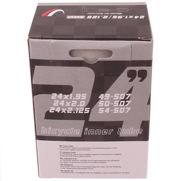 Chambre à air vélo 24x1.95-2.125 Vittoria valve Schrader 48mm Neuve