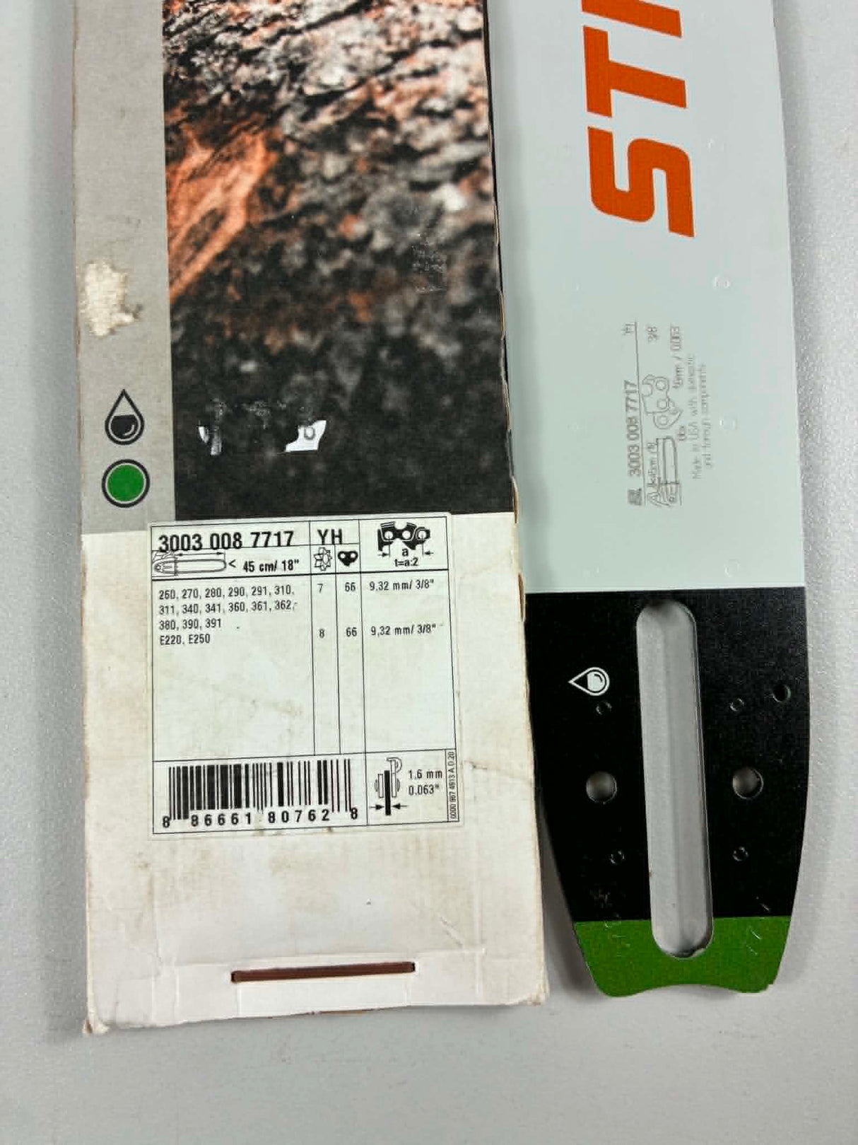 Guide-chaîne STIHL Light 04 45 cm 3/8" 1,6 mm 30030087717