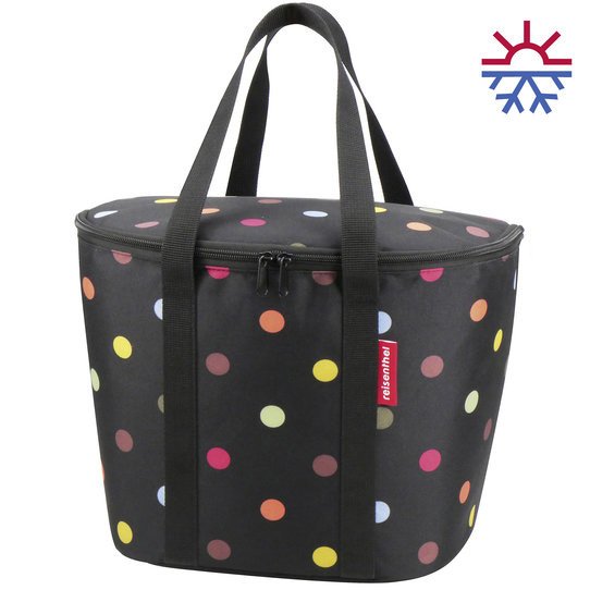 Sac isotherme KLICKfix Reisenthel 16L panier guidon vélo chaud froid dots Neuf