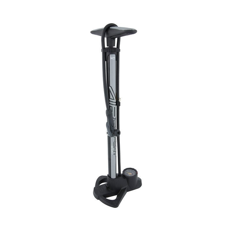 Contec Air Support Sport Fahrrad-Standpumpe 11 bar 160 psi alle Ventile grau Neu