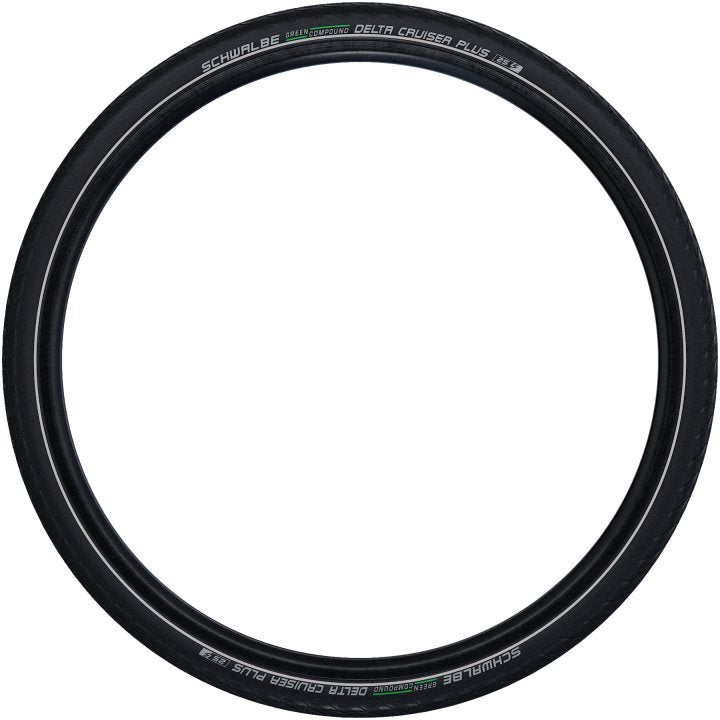 Pneu Schwalbe Delta Cruiser Plus 28x1.40" PunctureGuard E-25 Green Compound Neuf