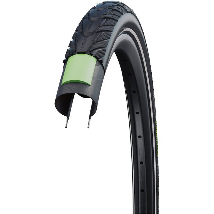 Pneu Schwalbe Energizer Plus 28x1.50" Addix E GreenGuard ECE-R75 E-Bike réfléchissant Neuf
