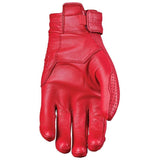 Five Mustang Evo Damen Handschuhe S – Ziegenleder Sommer – CE EN13594 NV1 – Rot/Schwarz – Neu