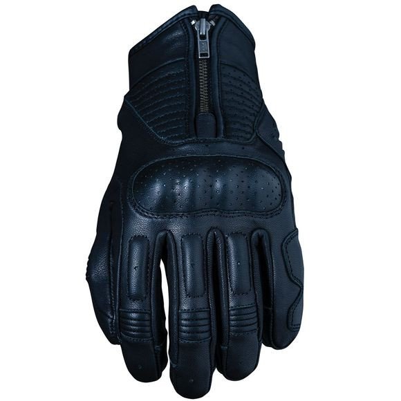 Five Kansas Motorradhandschuhe für Damen XS – Retro-Ziegenleder – CE EN13594 NV1 – Schwarz – Neu