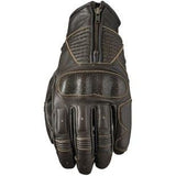 Gants moto homme Five Kansas XS été cuir chèvre rétro CE phalanges marron Neufs