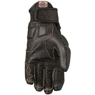 Gants moto homme Five Kansas XS été cuir chèvre rétro CE phalanges marron Neufs