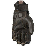 Gants moto homme Five Kansas XS été cuir chèvre rétro CE phalanges marron Neufs