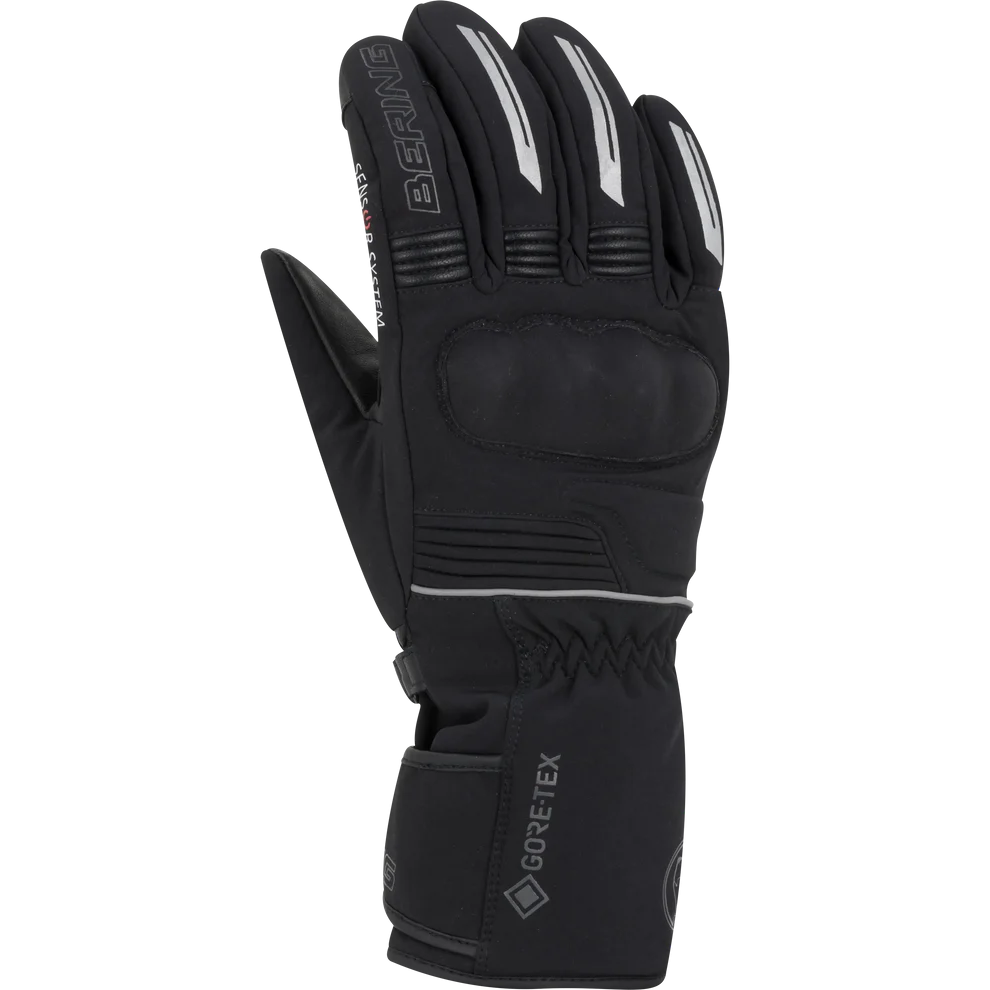 Gants moto femme Bering Hercule Gore-Tex XL hiver Softshell cuir chèvre CE noir Neufs
