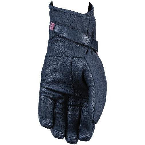 Gants moto femme Five Milano Evo Woman WP M mi-saison cuir chèvre 5-DryTech CE noir Neufs