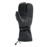 Herren Motorradhandschuhe Racer Turster S Winter Leder Softshell Polymax D3O Fiberfill CE schwarz Neu