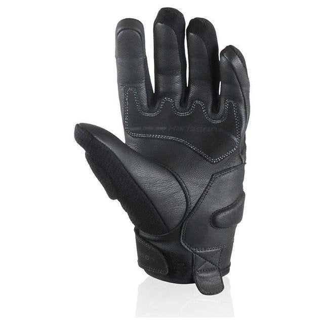 Gants moto homme Harisson Rio S été nylon cuir CE noir Neufs