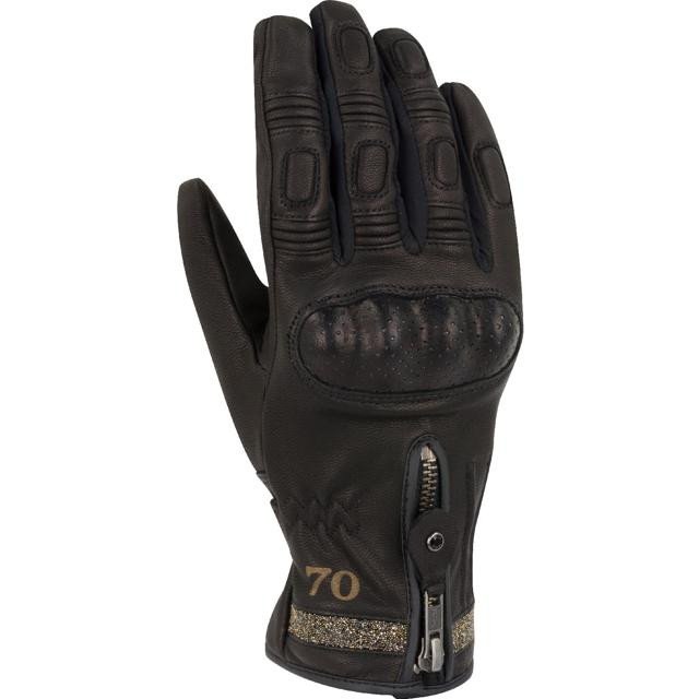 Segura Rita Crystal L Motorradhandschuhe für Damen, Übergangszeit, Ziegenleder, Lycra, wasserdichte Membran, CE, schwarz, Neu