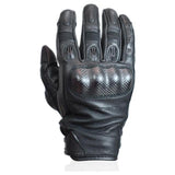 Gants moto unisexe Harisson Spy Pro M été cuir vache CE noir Neufs