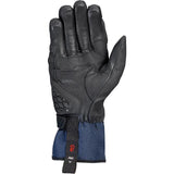Ixon MS Loki Motorradhandschuhe für Herren 2XL Sommer Ziegenleder Ripstop Dexfil Membran Slider CE Schwarz/Grau/Blau Neu