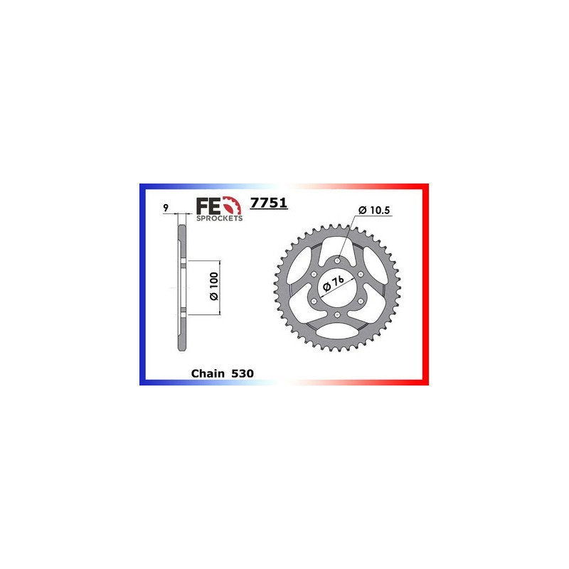 Kettenrad Stahl Suzuki GSX-S 1000 GSXR 600 750 1000 47Z 525