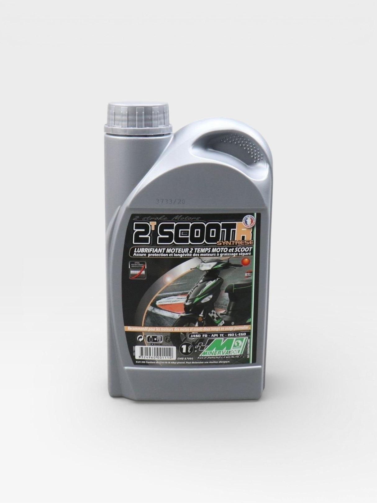 Huile moteur 2 temps scooter synthèse Minerva Oil 2 Scoot R 1L