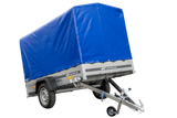 Bâche haute remorque 236 x 125 x H110 cm bleue PVC