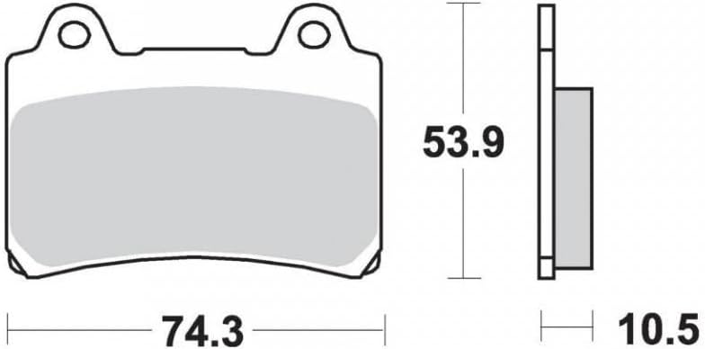Plaquettes de frein avant  Yamaha AP Racing LMP190 SF – Neuf – FZR 400 / FZR 750 / TDM 850
