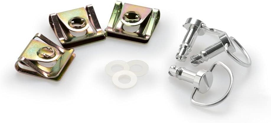 Satz mit 6 PUIG 5484D Schnellverschlussschrauben für Aluminiumverkleidungen 