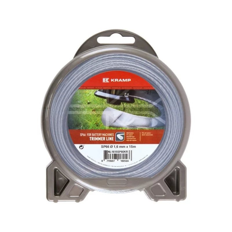 Fil nylon Kramp torsadé 1,6 mm 15 m adaptable débroussailleuse Ref NL1615SP66KR