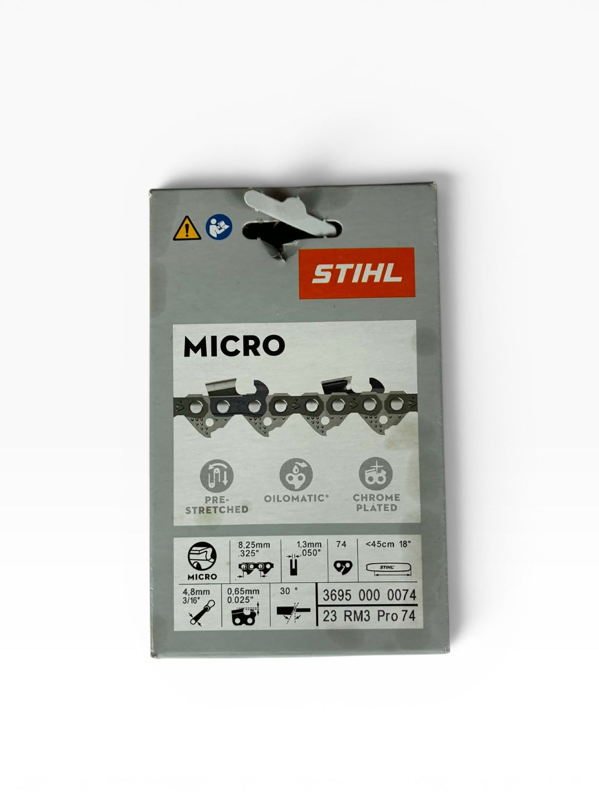 Chaîne STIHL Rapid Micro 3 .325" 1,3 mm 74 maillons 36950000074