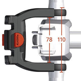 Support guidon Klickfix E-Bike KF349 pour écrans VAE