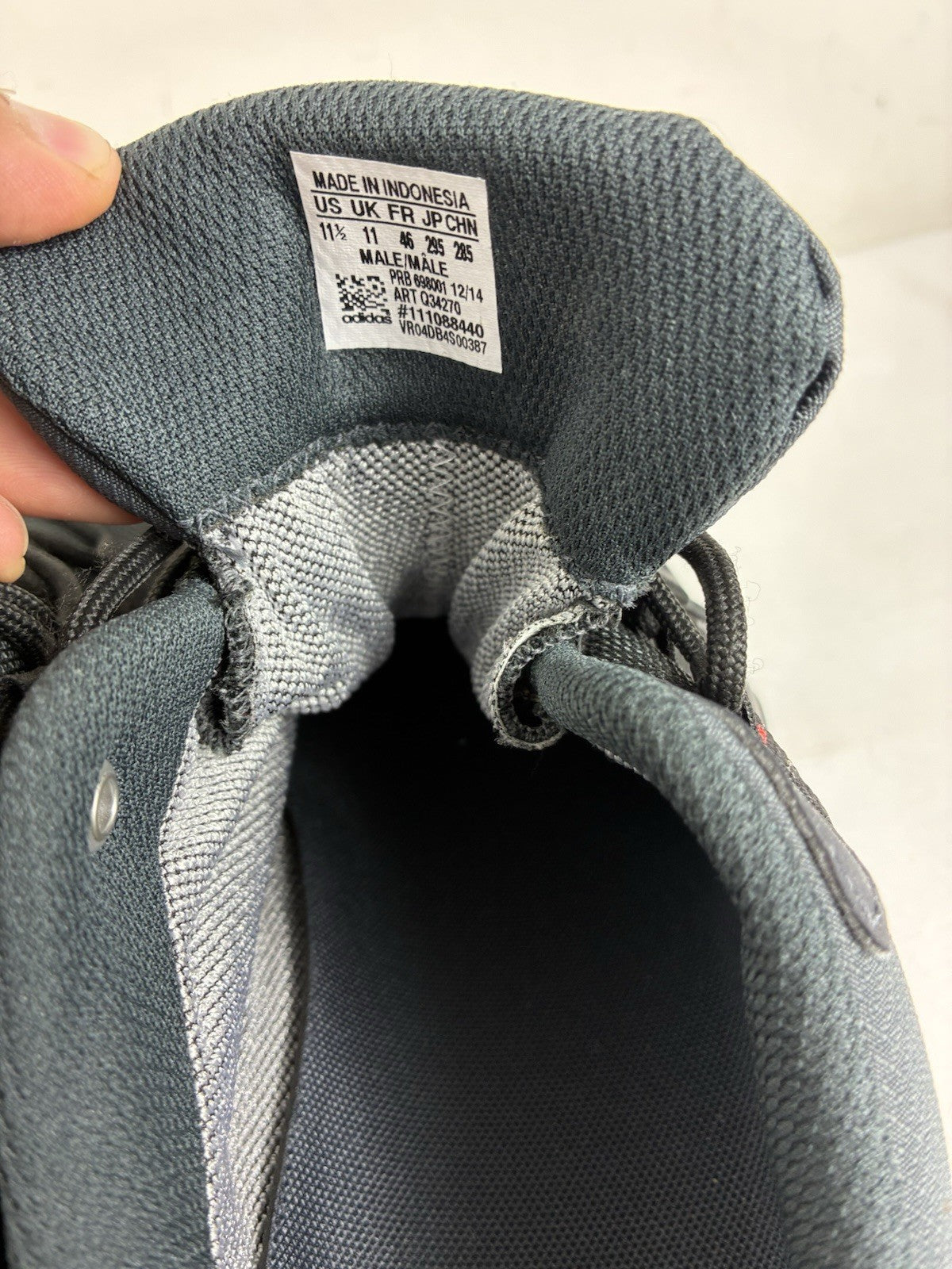 Adidas AX2 GTX Gore-Tex Chaussures Randonnée Homme Neuve Noir Gris 46 EU US 11.5