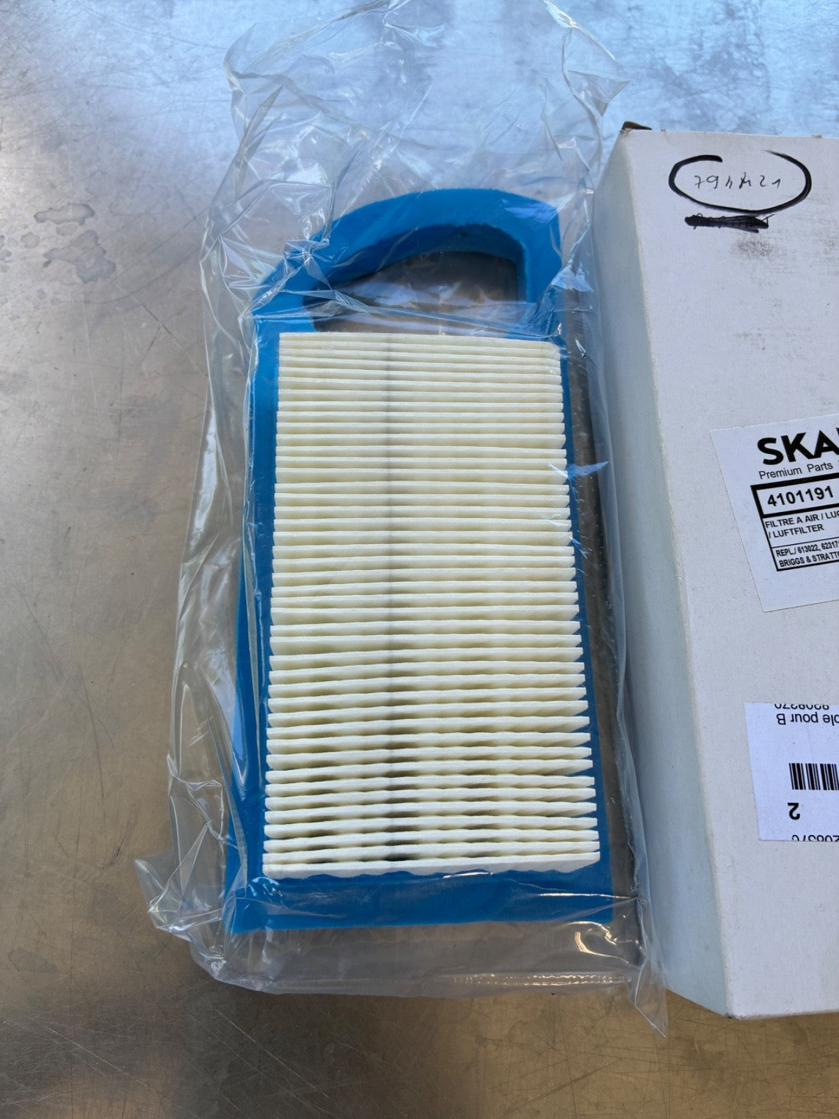 Filtre à air 4101191 Briggs & Stratton série 21A900/21B900 remplace 797007